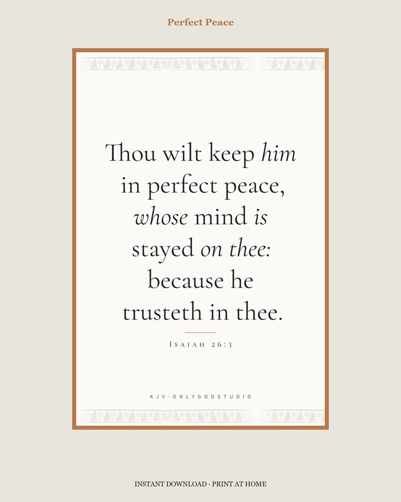 Perfect Peace KJV Memory cards · 24 cards